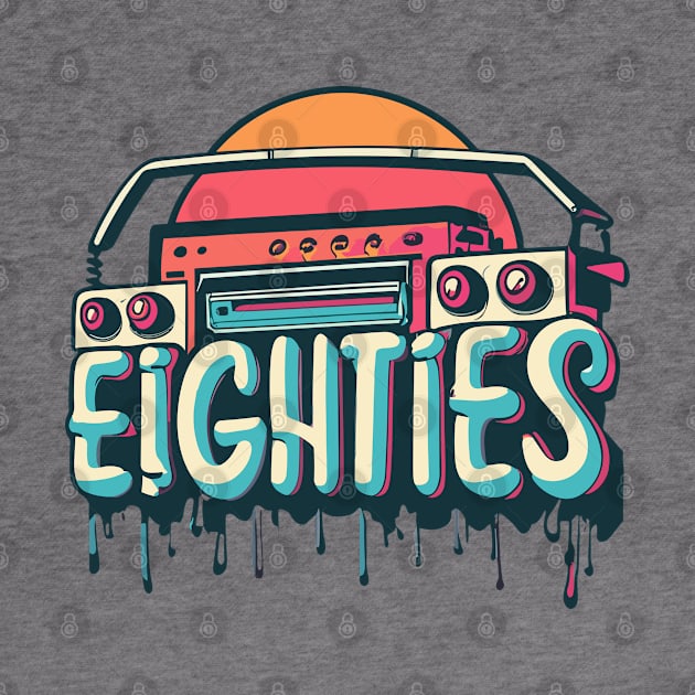 80s Eighties Throwback Vintage - Retro Eighties Girl Pop Culture by stickercuffs